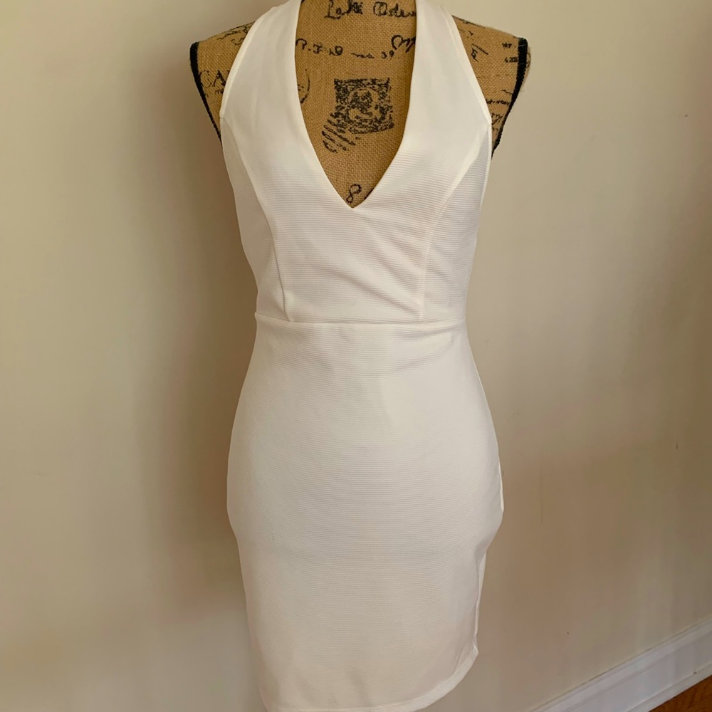 White formal dress